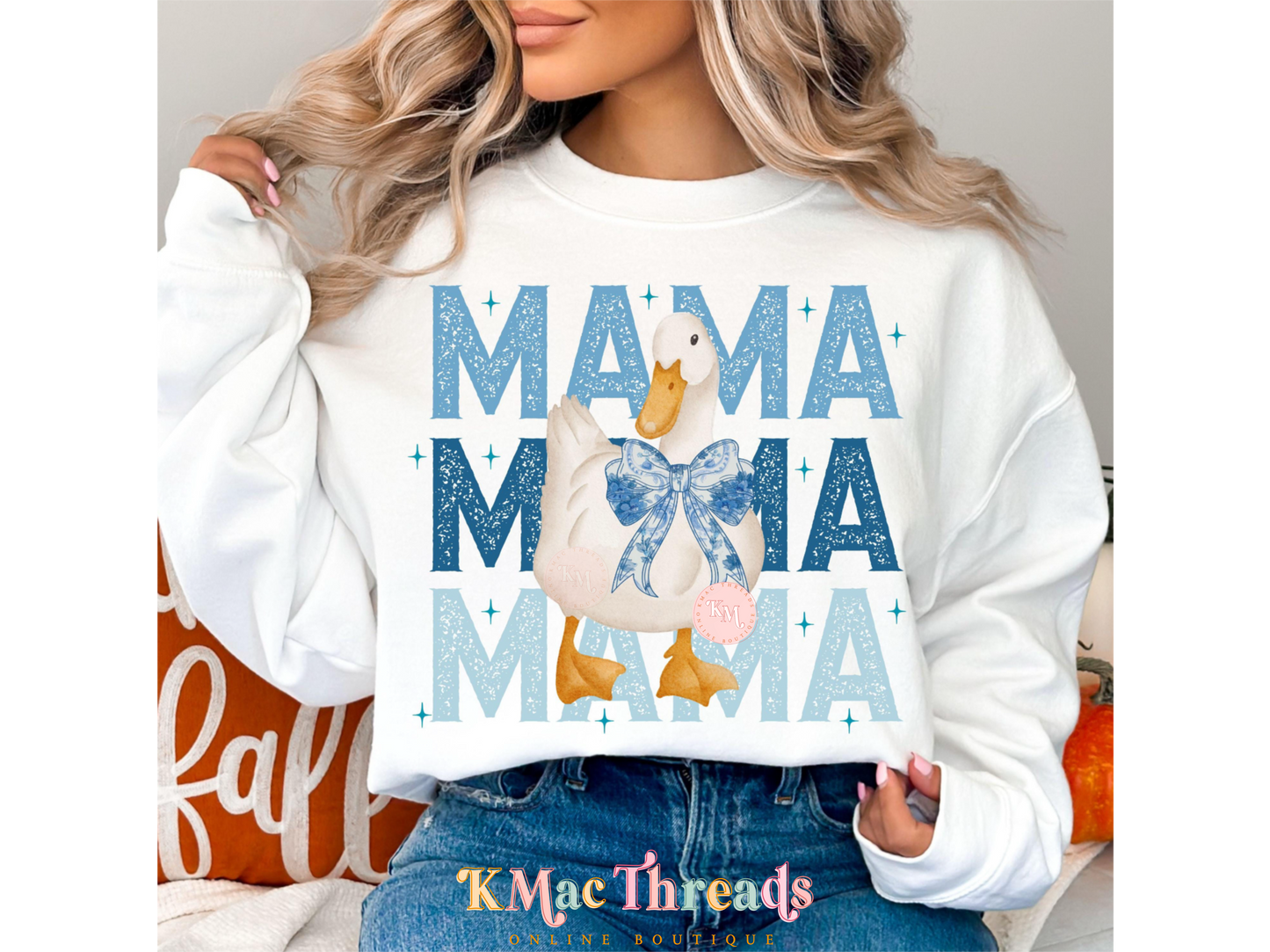 Blue Mama Goose