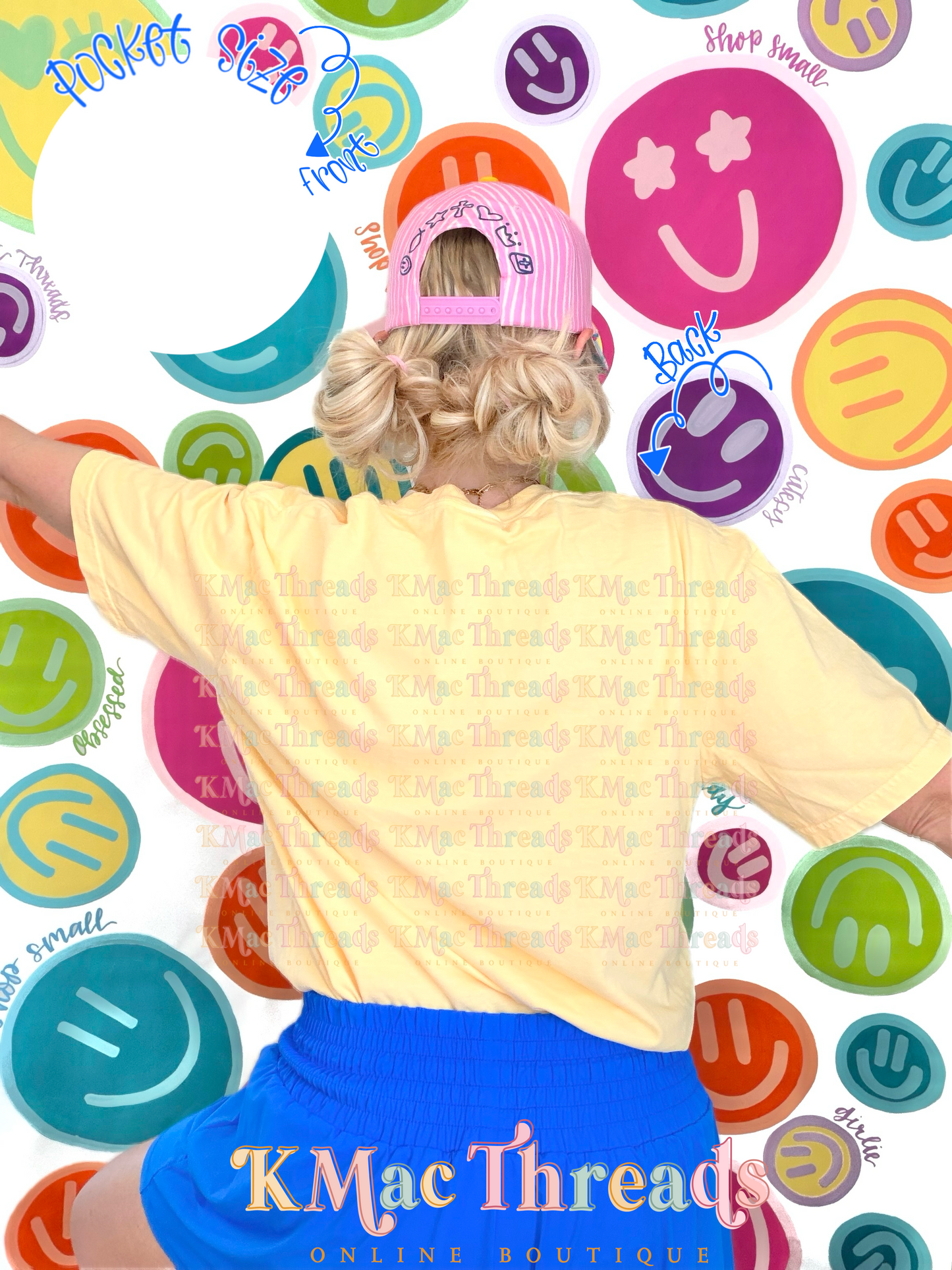 Butter CC Back Smiley Mock