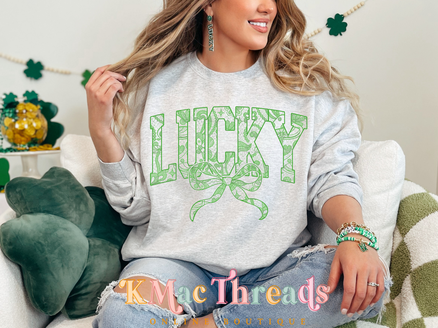 Lucky Faux Lace