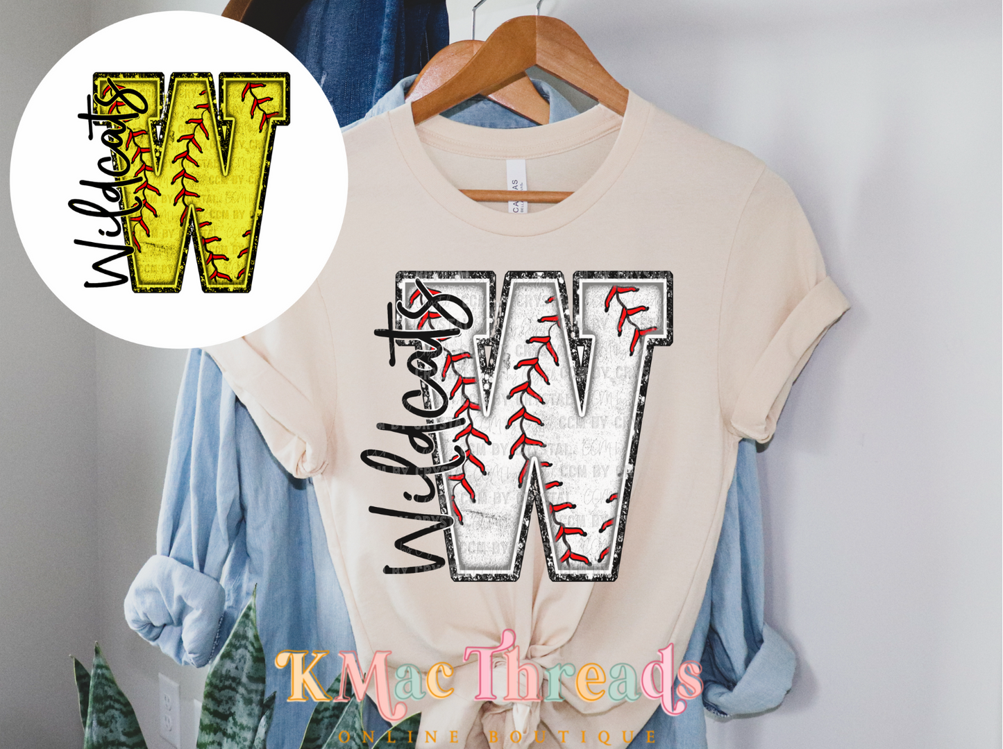 “W” Baseball or Softball