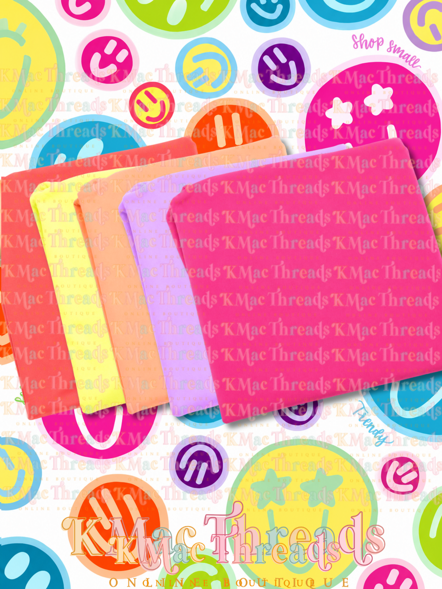 Holding Neon Bundle Comfort Color Smiley Mockup