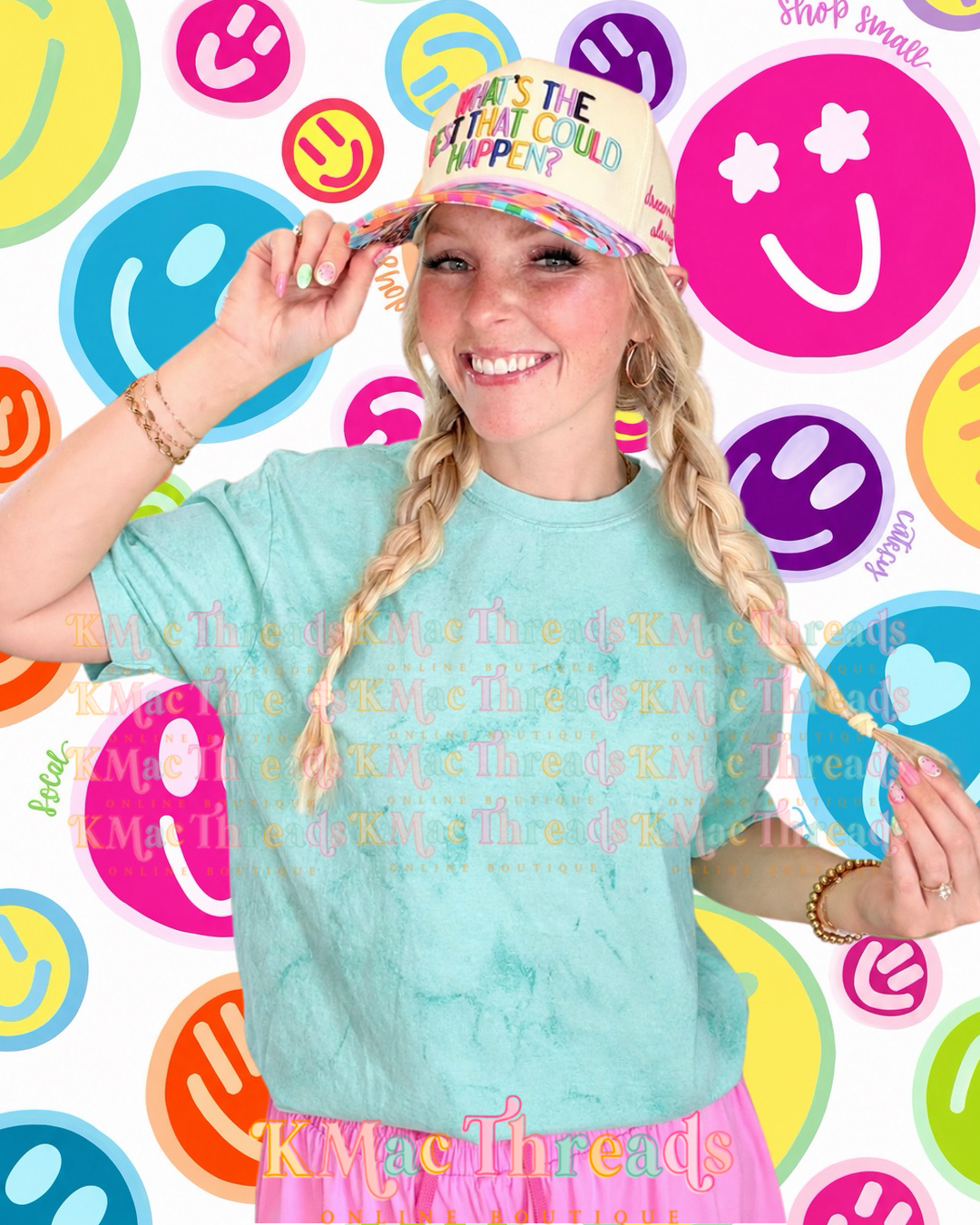 Sea Glass CC Color Blast Smiley Mock