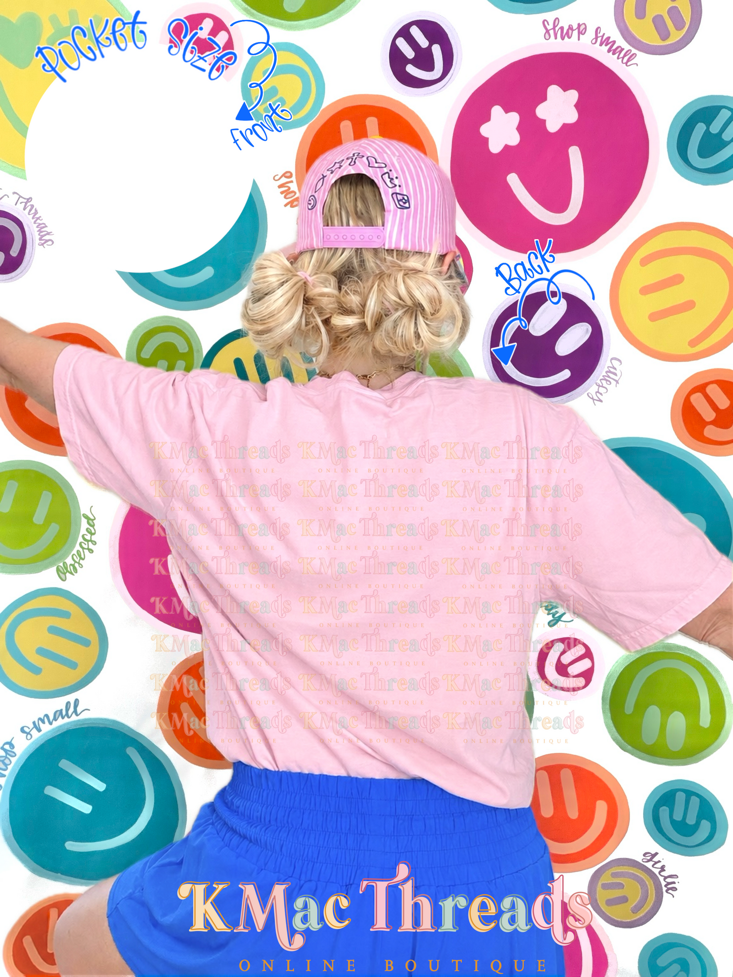 Blossom CC Back Smiley Mock