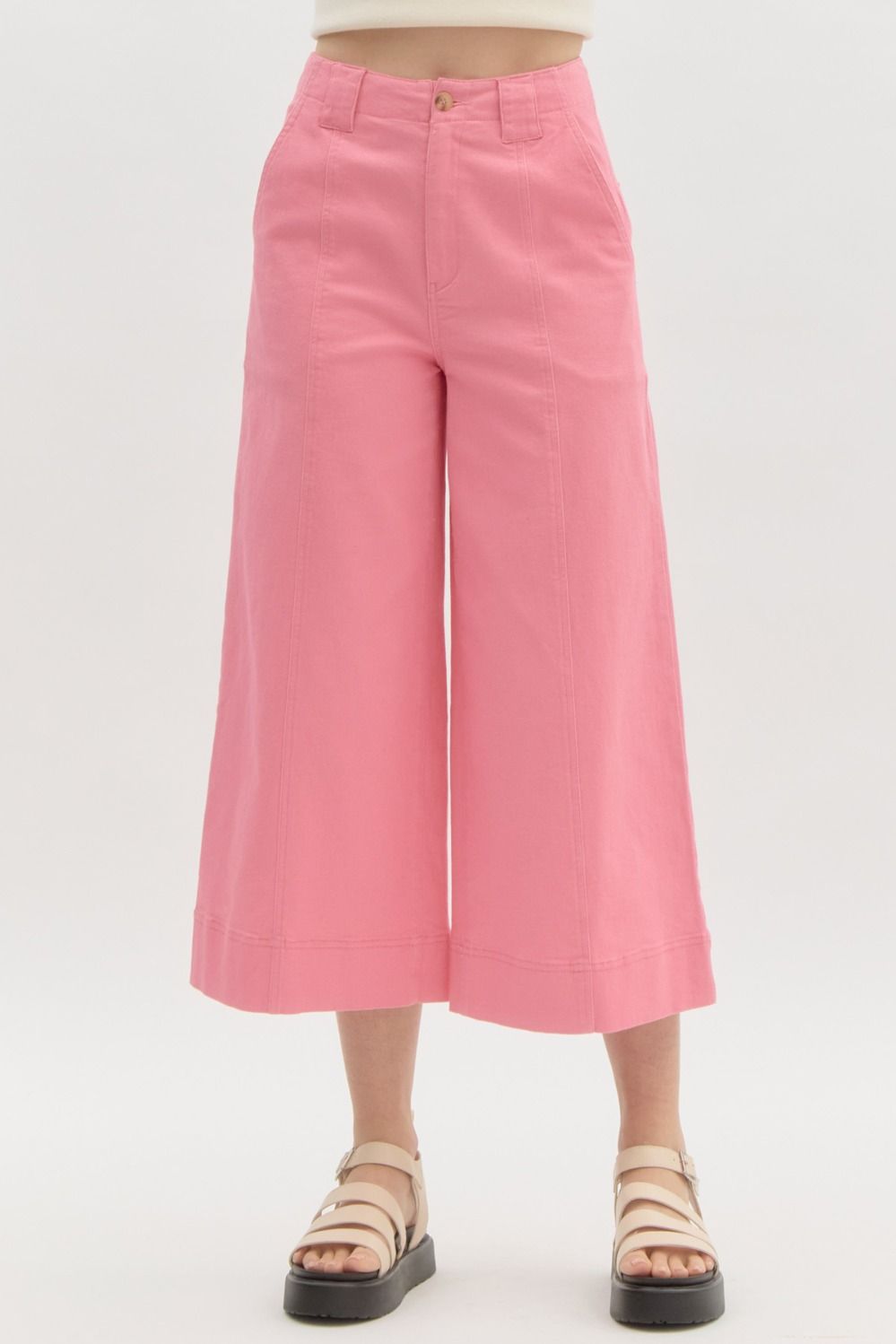 Entro High Waist Culotte Pants