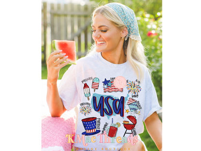 Popsicle USA Collage