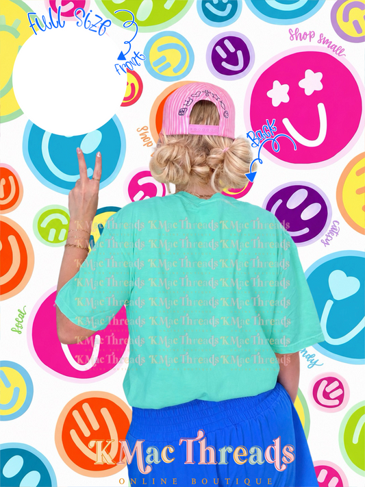 Island Reef CC Back Smiley Mock