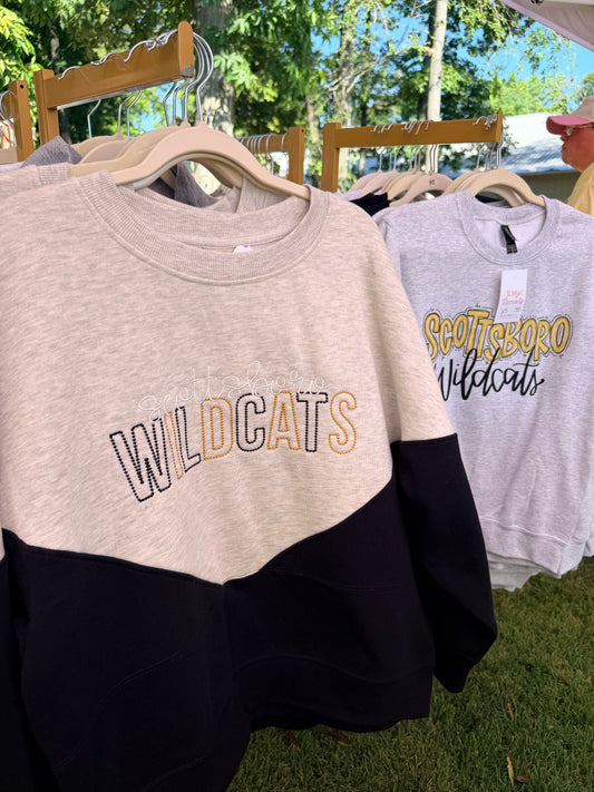 Preorder Embroidered Two-Toned Custom Sweatshirt