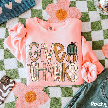 Give Thanks Pumpkin Stack