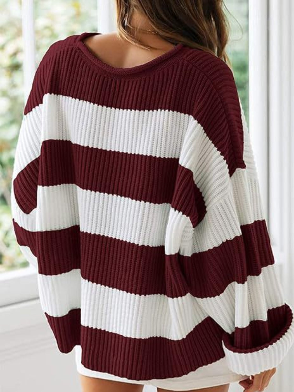 Round Neck Long Sleeve Sweater