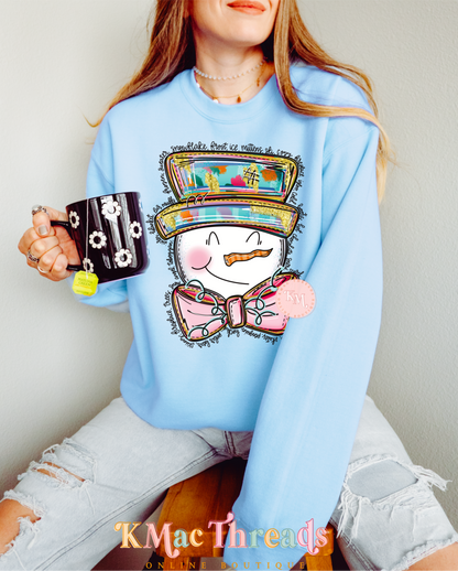 Snowman With Phrases