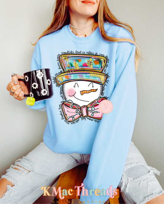 Snowman With Phrases