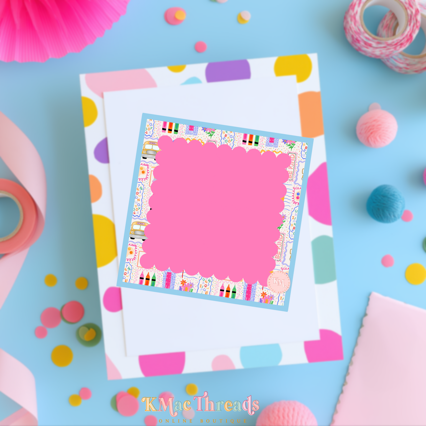 Pink Bus Mini Notepad