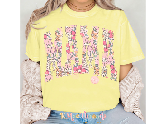 Yellow Floral Mama
