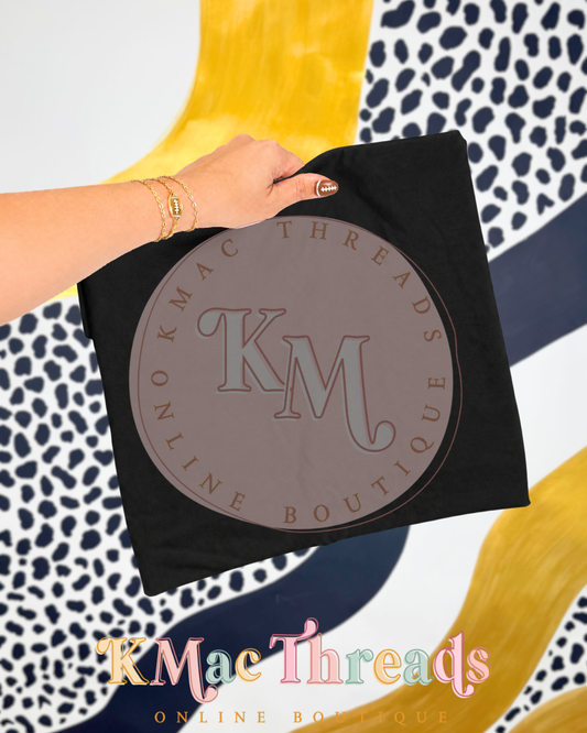 Holding Black Football Black & Gold Smart Mockup