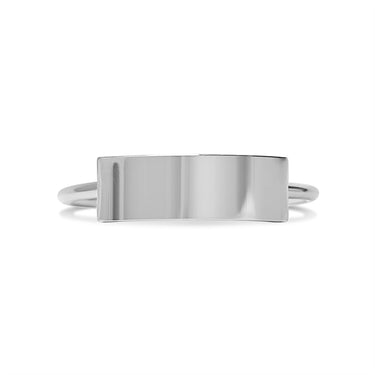 Engraved Bar Ring