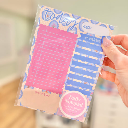 Spring Animal Frame Daily Notepad