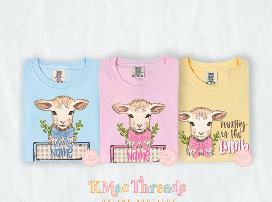 Lamb Nameplate or Worthy Lamb