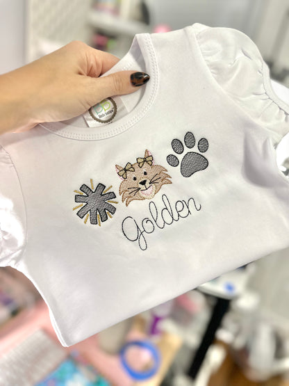 Embroidered Sport Wildcats With Name