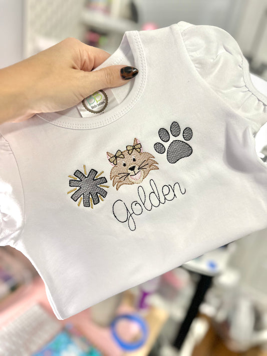 Embroidered Sport Wildcats With Name