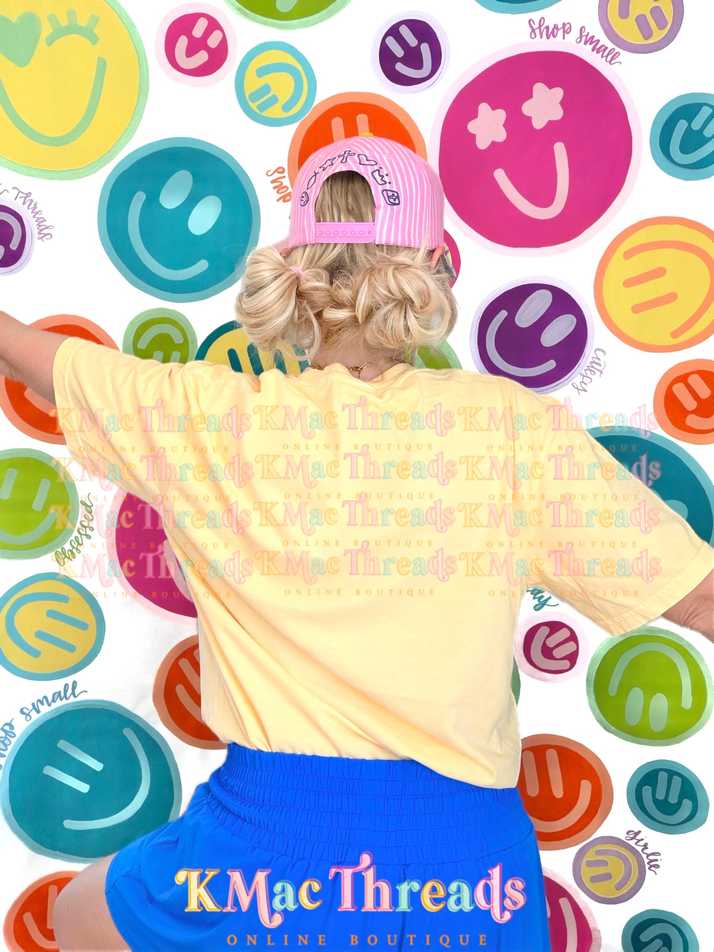 Butter CC Back Smiley Mock