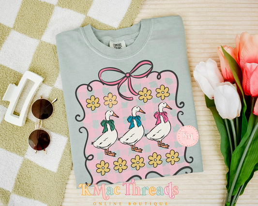 Spring Geese With Bows