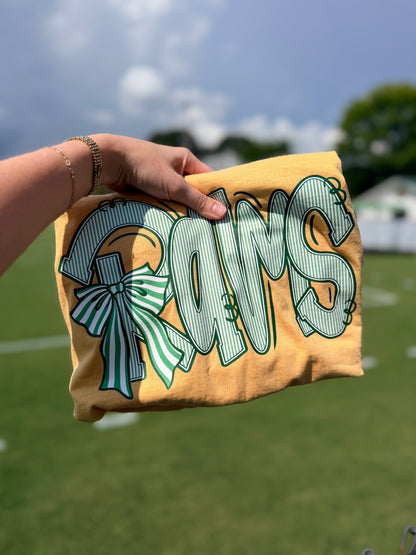 Rams Stripe Bow