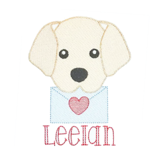 Boy Puppy with Name