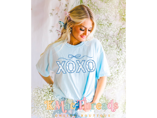 Blue XOXO