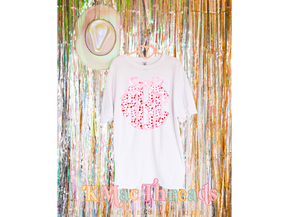 Cheetah Hearts Monogram
