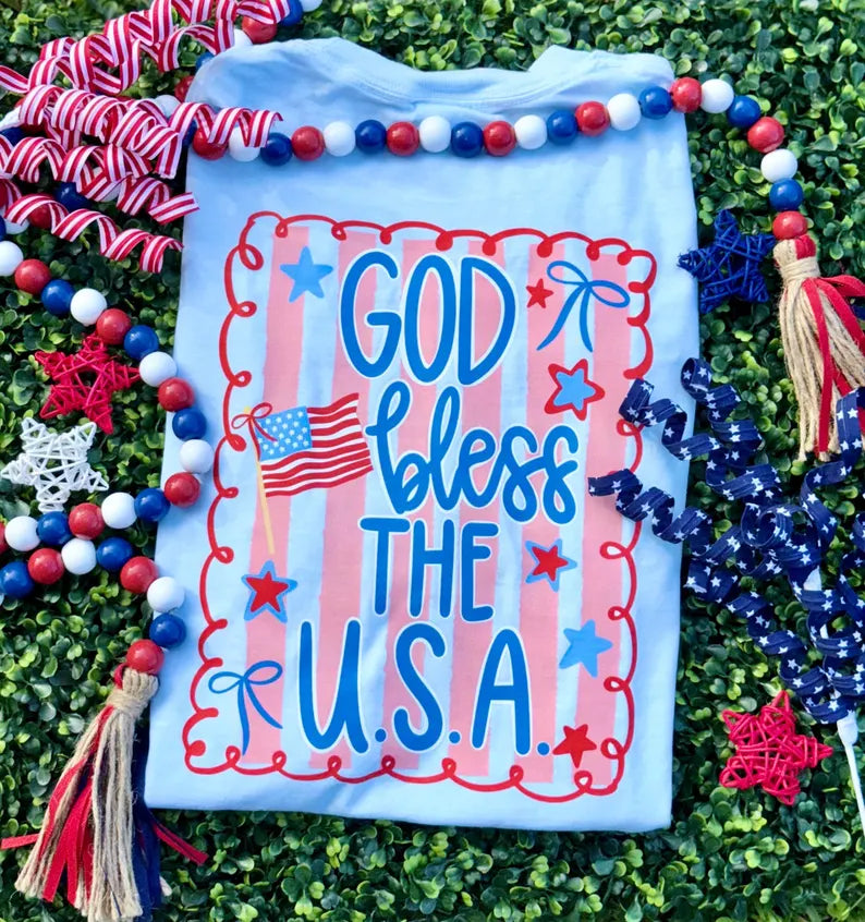God Bless The USA Frame