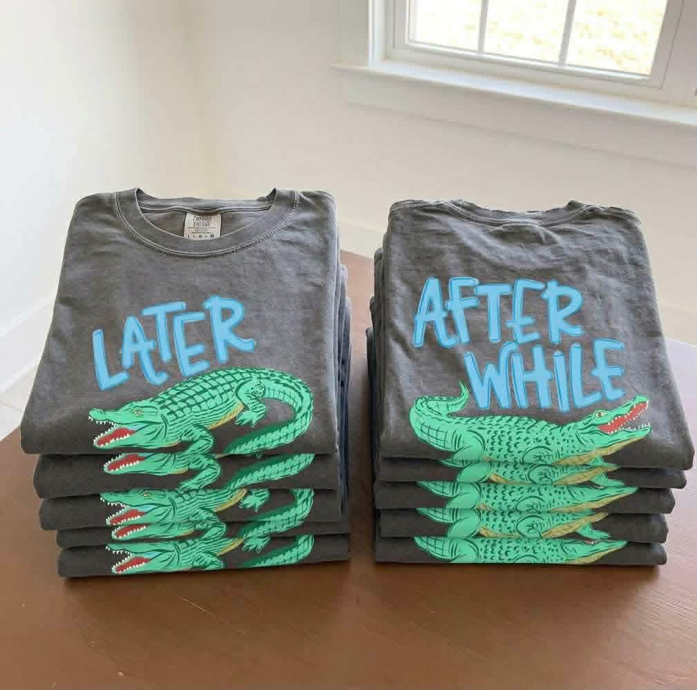 Later Gator/After While Crocodile Girl & Boy Version