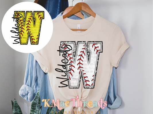 “W” Baseball or Softball