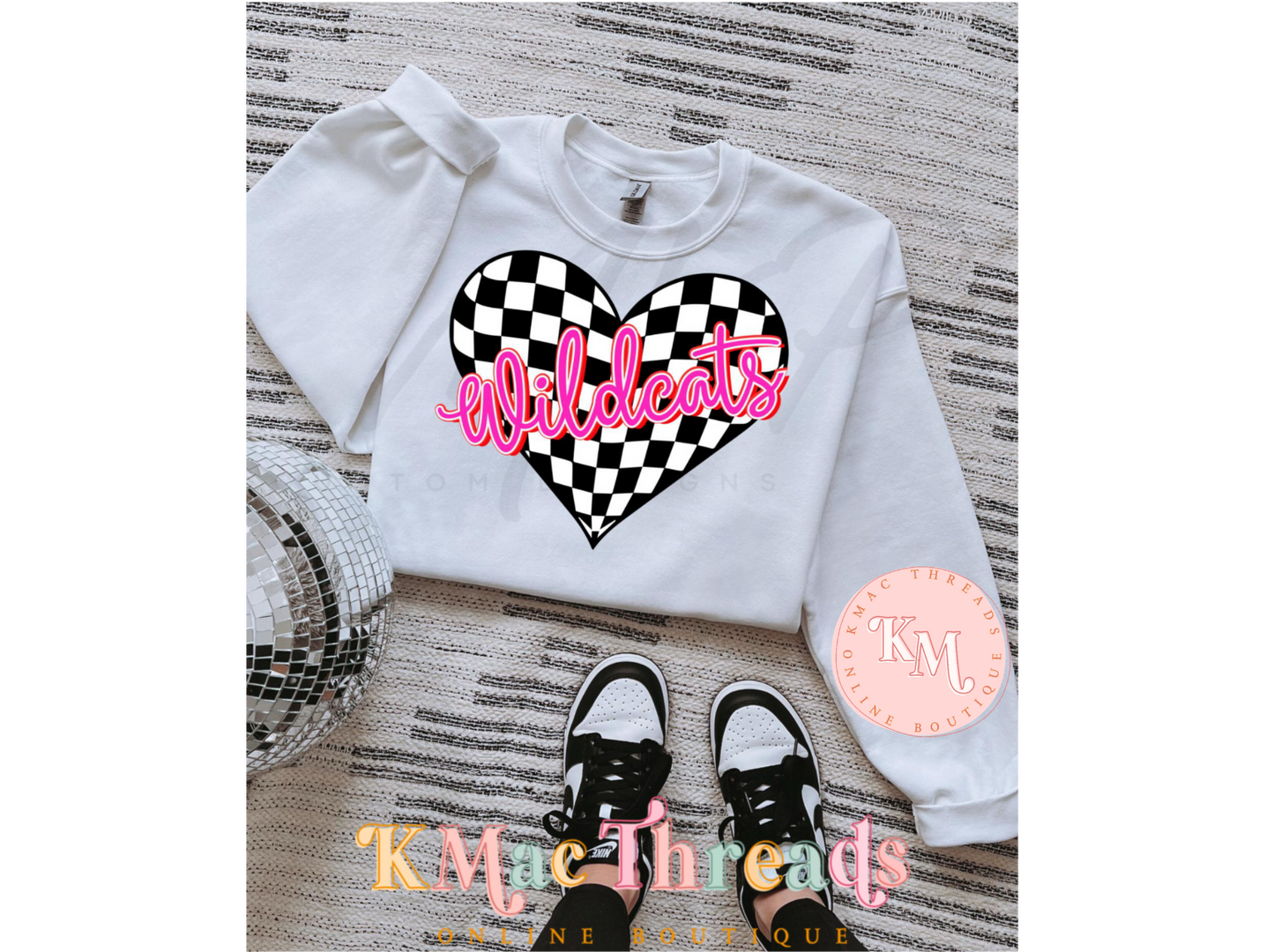 Neon Checkered Wildcats