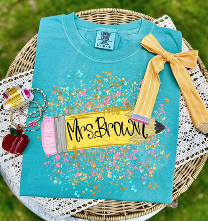 Pencil Splatter Custom