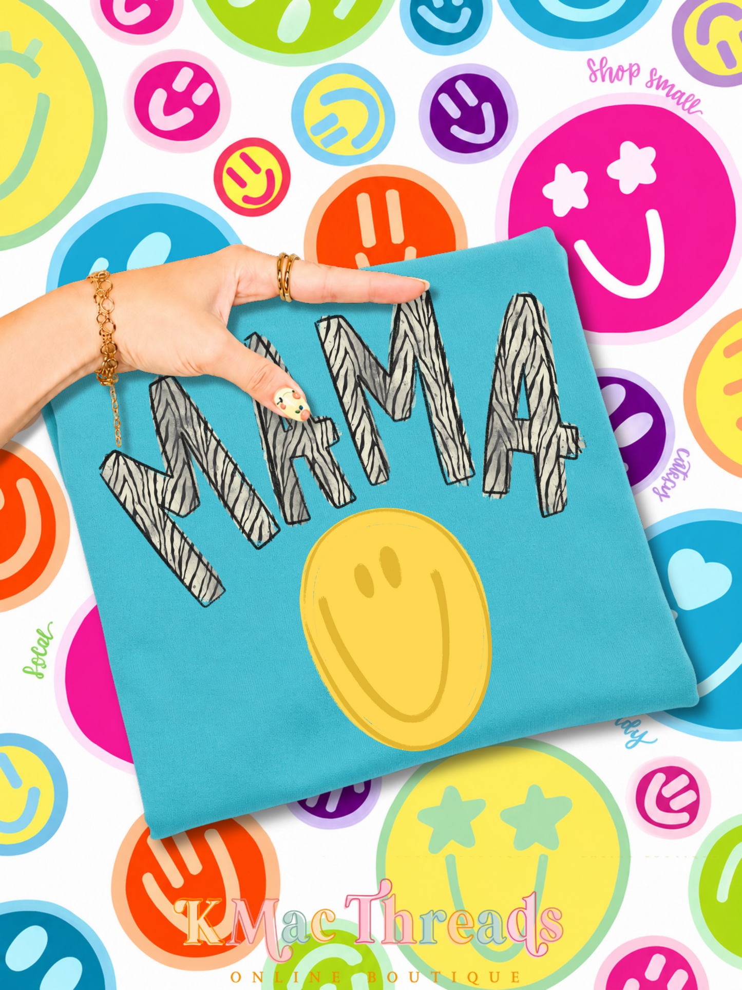 Mama Zebra Smiley