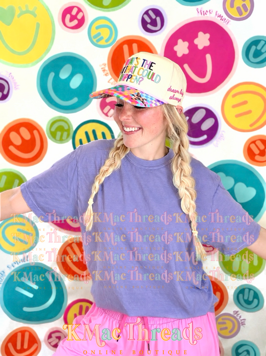 Violet CC Smiley Mock