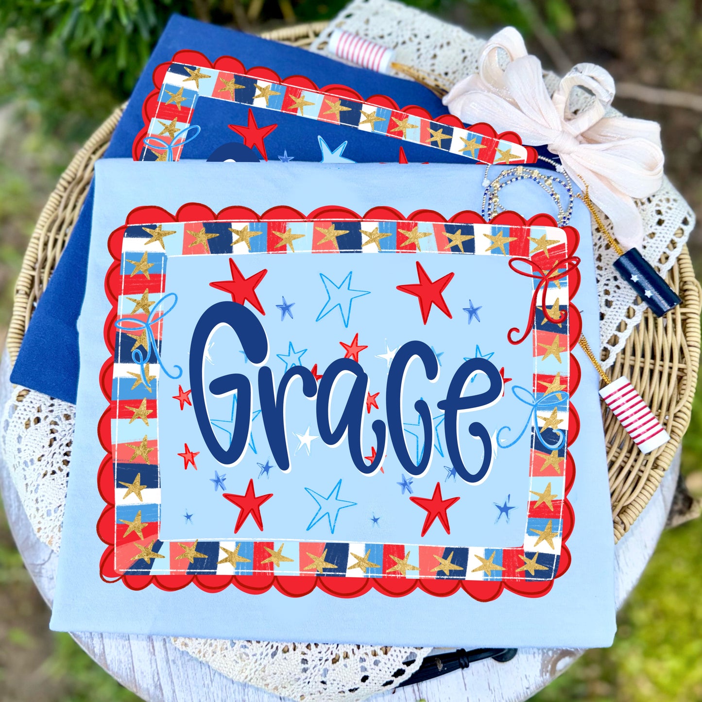 Grace Red White And Blue
