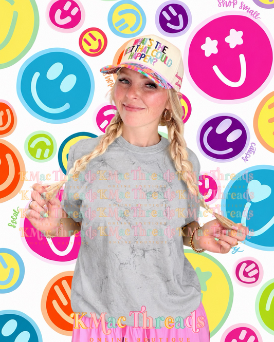 Smoke CC Color Blast Smiley Mock