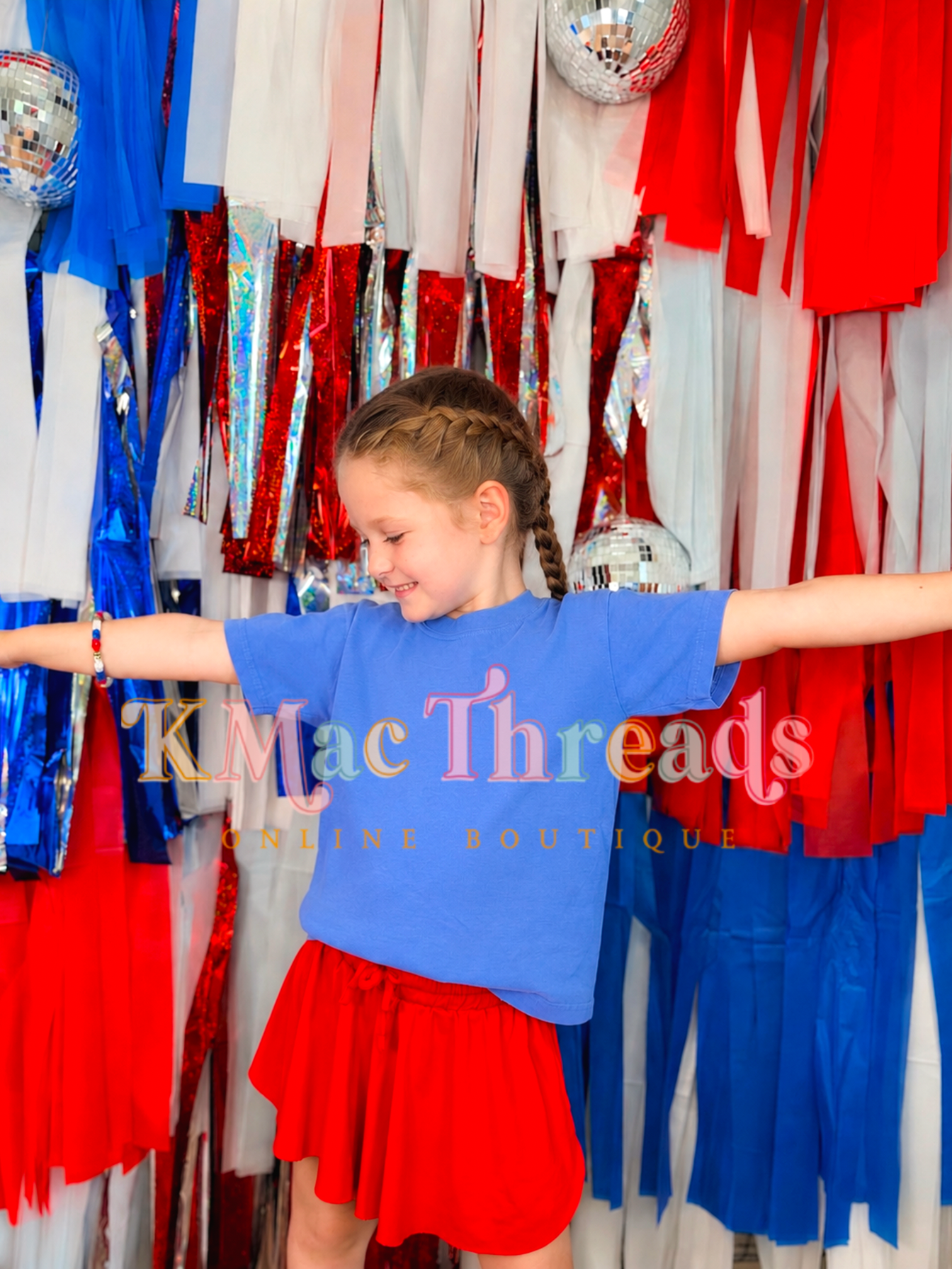 America Youth Flo Blue CC Mock