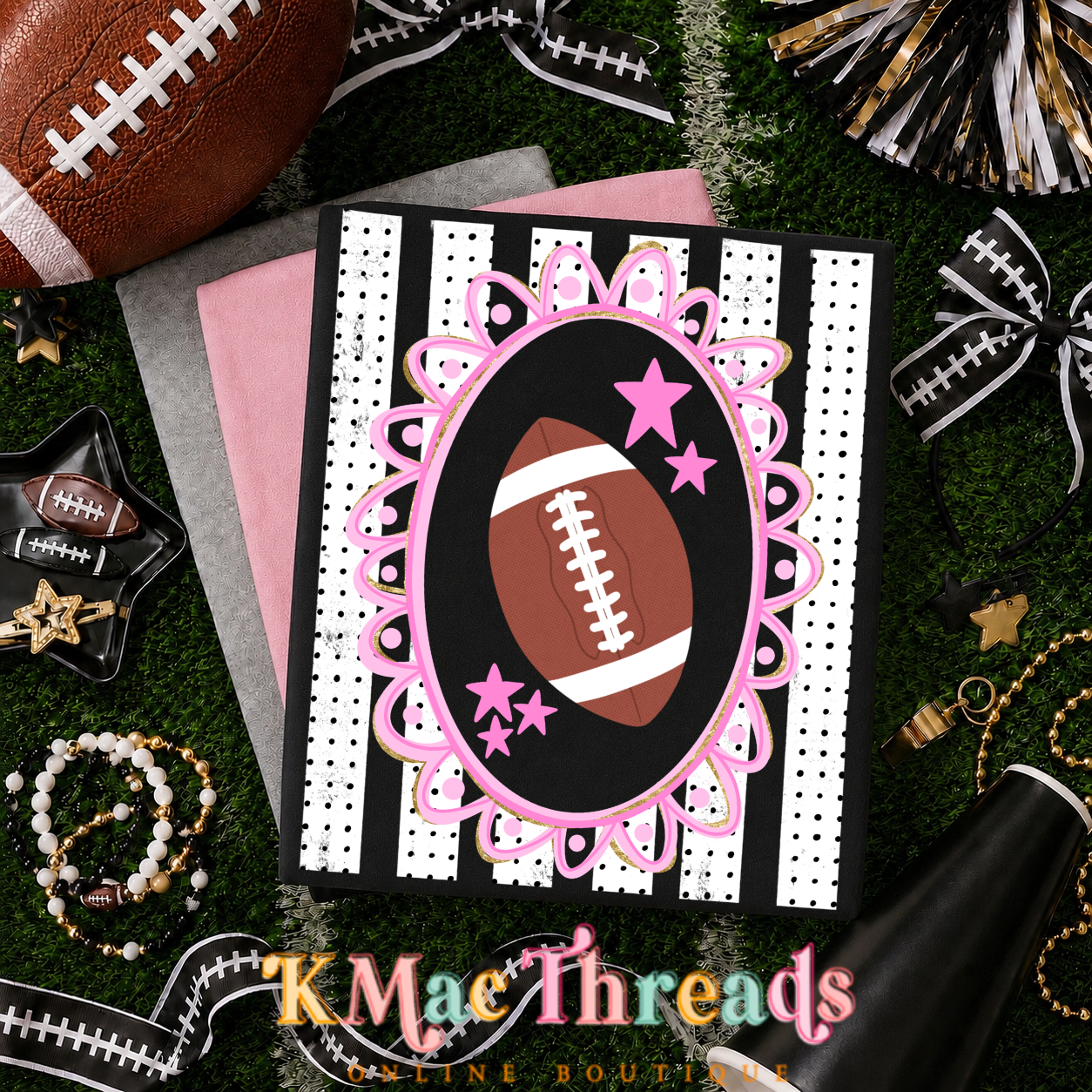 Girly Football Frame