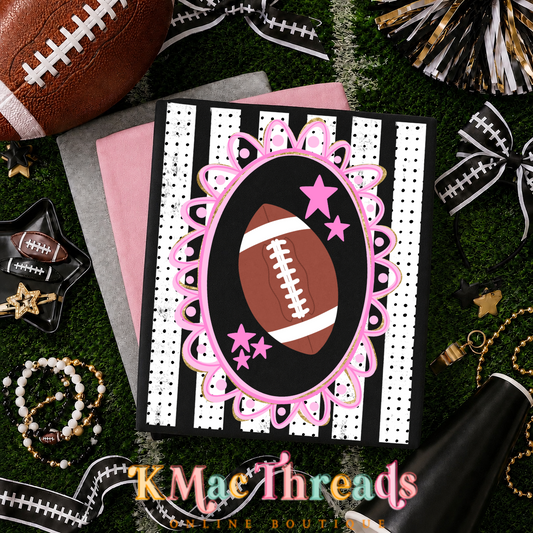 Girly Football Frame