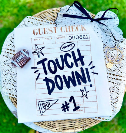 Touch Down Guest Check