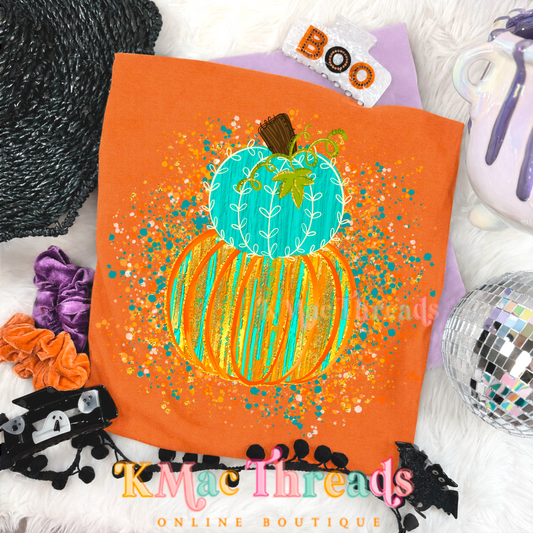Pumpkin Stack Splatter