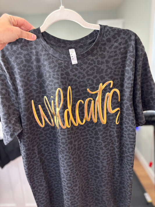 Wildcats Puff Black Cheetah L/S