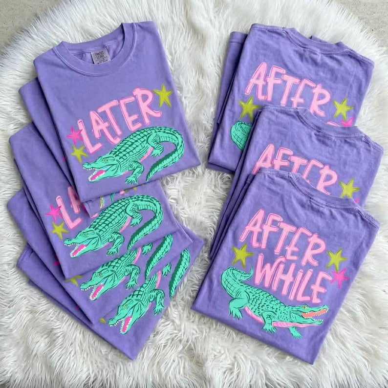 Later Gator/After While Crocodile Girl & Boy Version
