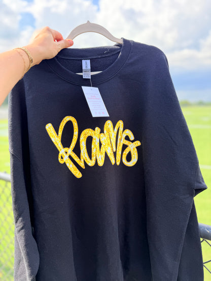 Rams Gold Script