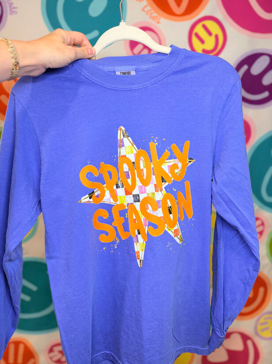 Flo Blue Spooky Season Longsleeve