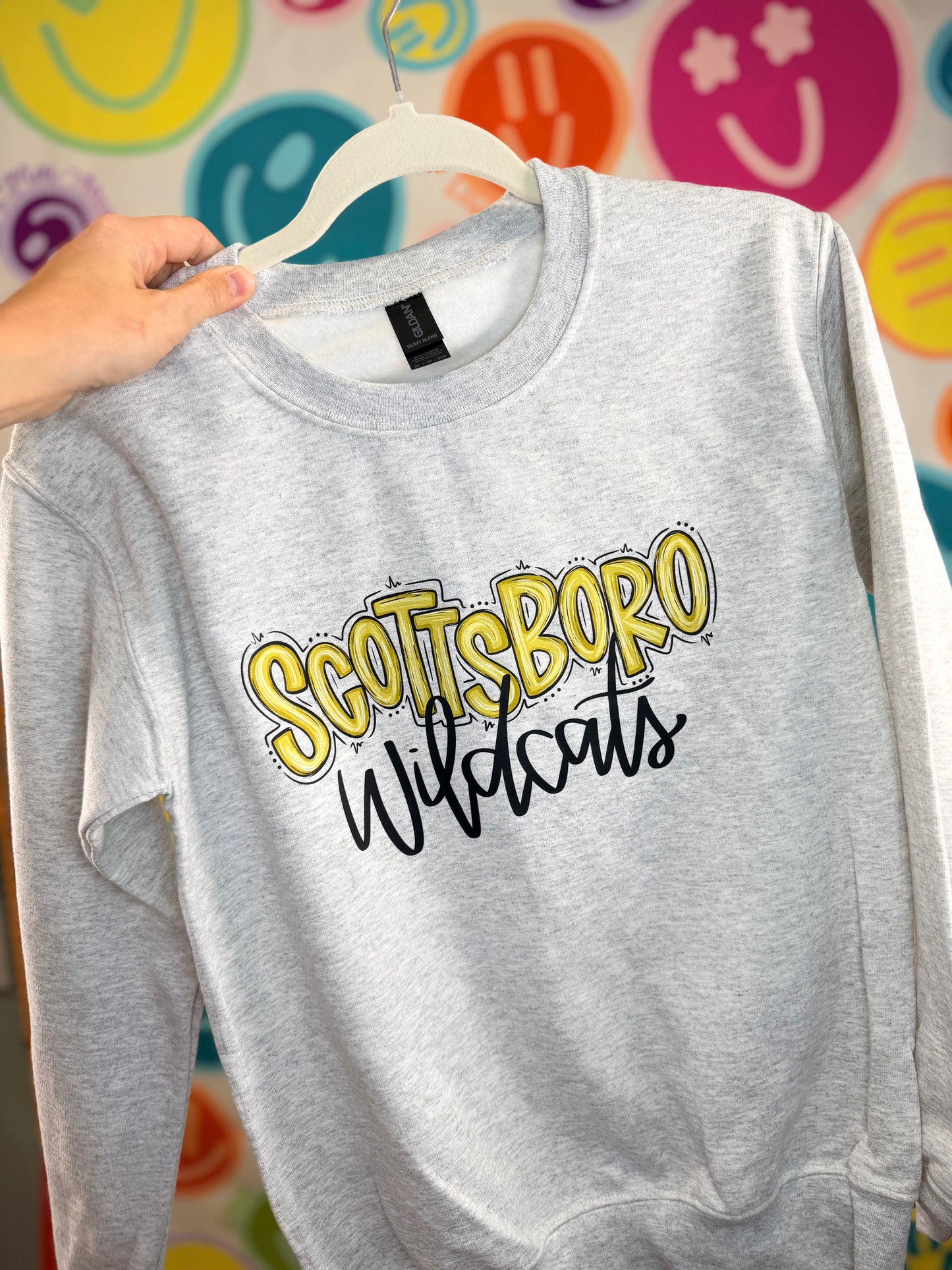 Scottsboro Wildcats Ash Sweatshirt