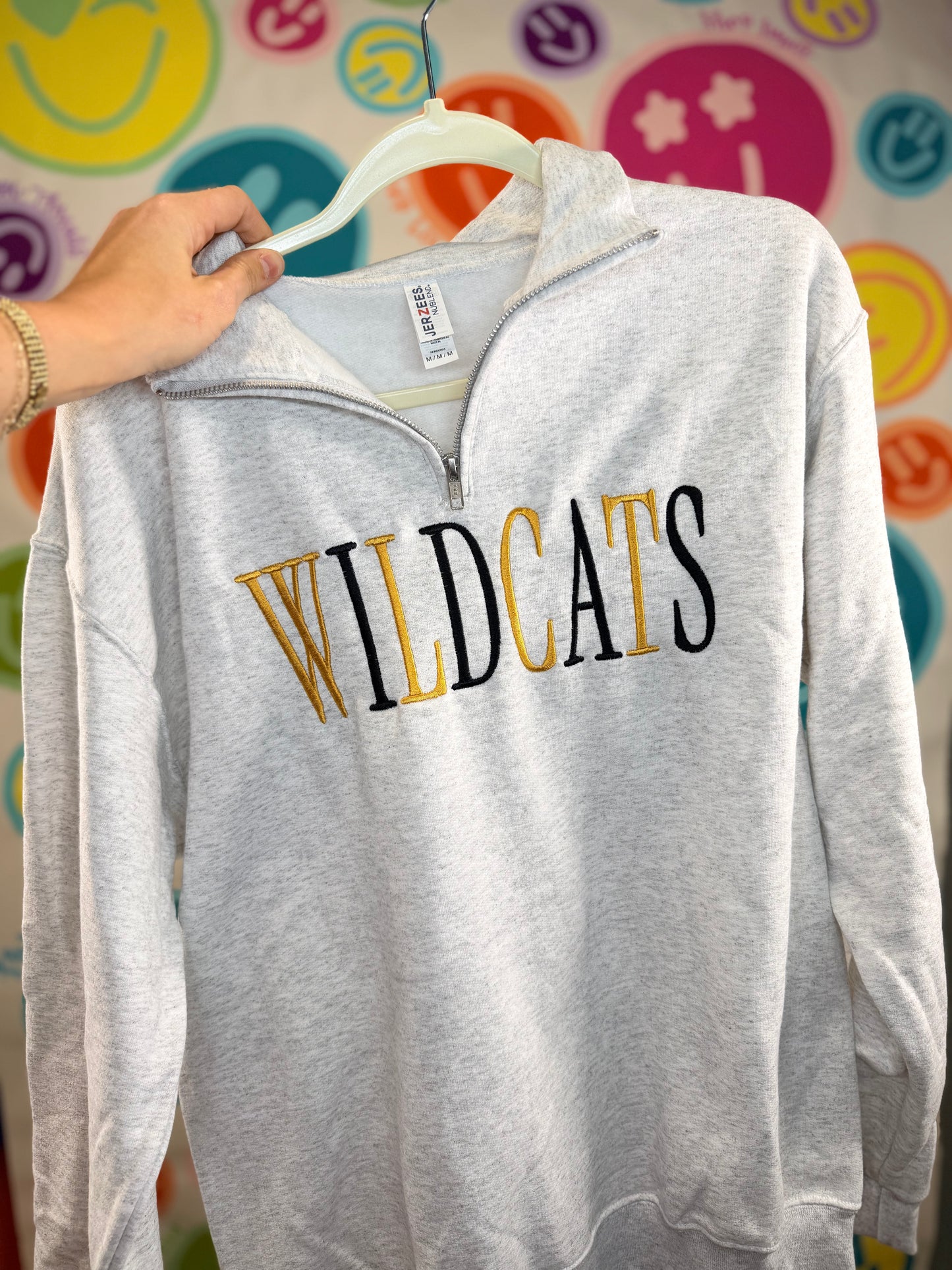 Ash Quarter Zip Wildcats