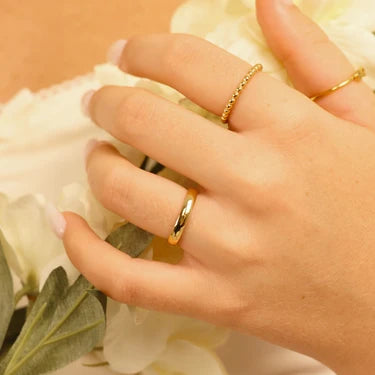 Engraved Round Ring